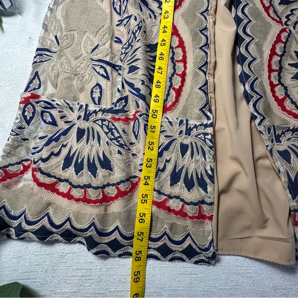 BCBG MaxAzria Cailean Burnout Print Lace Gown - Picture 7 of 16